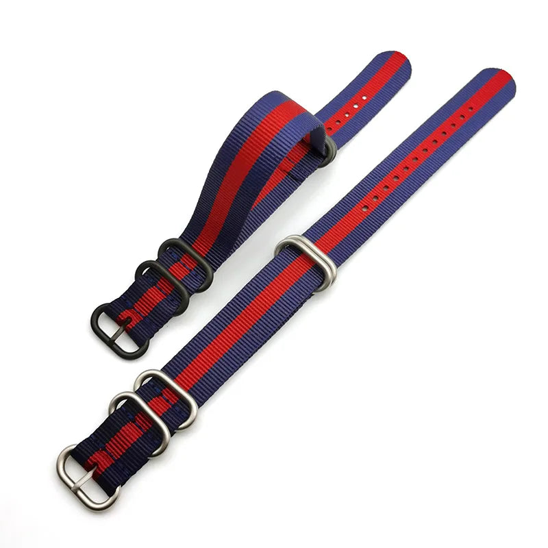 Regimental NATO Strap — Blue / Red / Blue