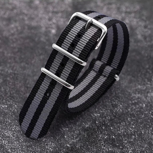 Classic NATO Strap — Black / Grey