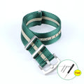 Classic NATO Strap — Green / Beige
