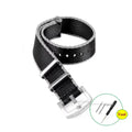Classic NATO Strap — Black / Grey