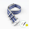 Classic NATO Strap — Grey / Blue