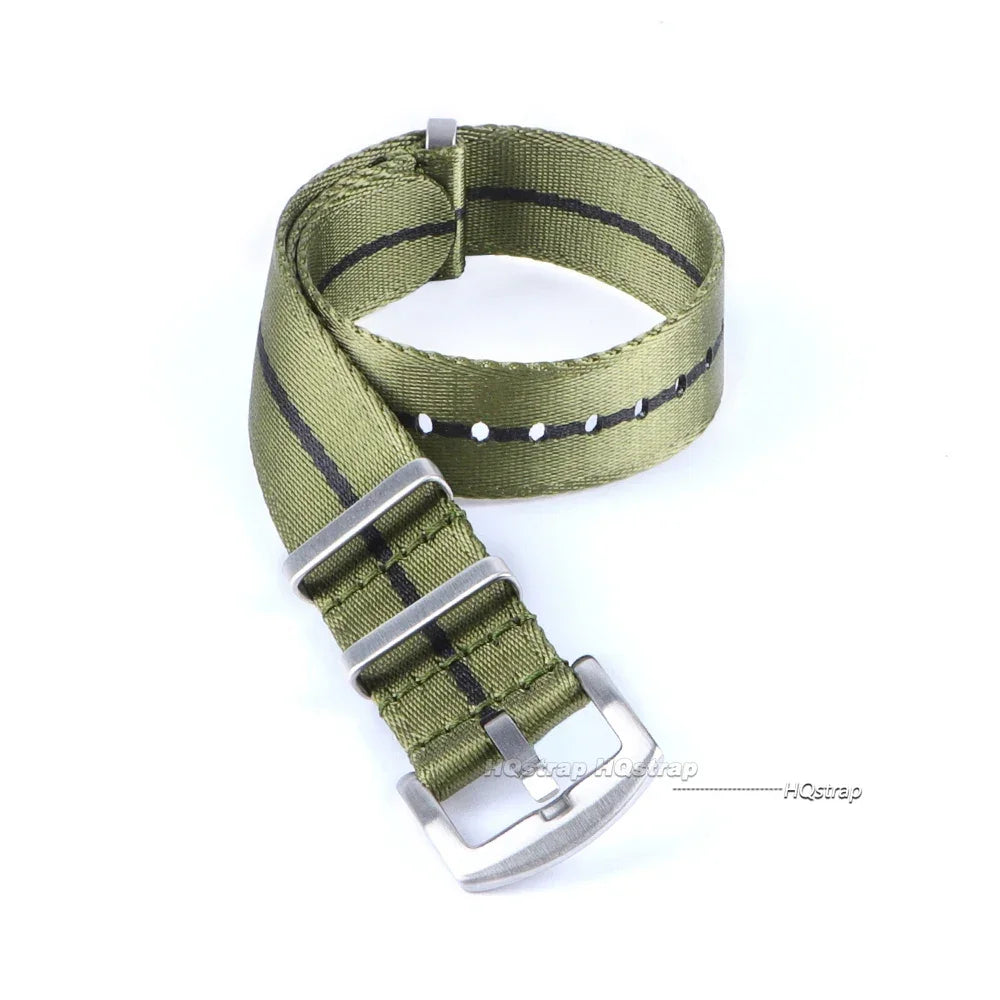 Classic NATO Strap — Green / Black