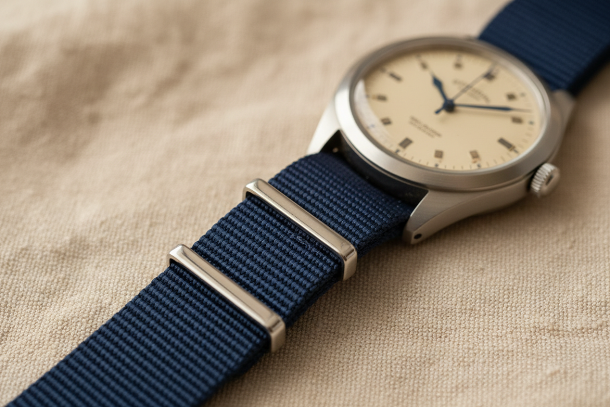 Navy Blue NATO Strap Product Photo
